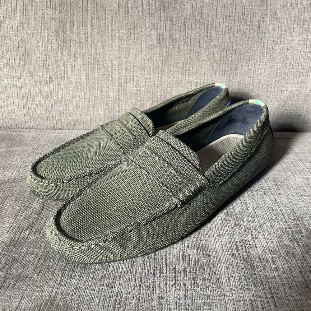 Rothy's Driving Loafer in Fairway Green Men's Size 9